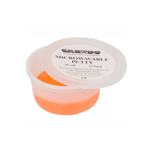 Theraputty Microwaveable Exercise Putty, Soft, Orange, 2 Ounce
